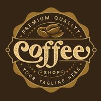 Coffee Shop Logo Design vector