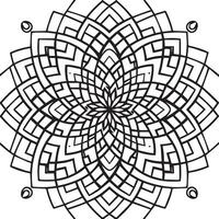 Geometric Shapes coloring pages. Geometric Shapes outline for coloring book vector