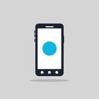 Smartphone icon logo vector illustration digital app concept