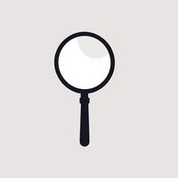 Magnifying glass icon logo clip art vector illustration