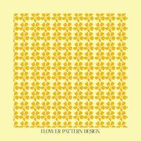 pattern with flowers vector