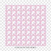 pattern with flowers vector