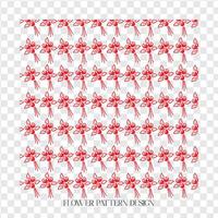 pattern with flowers vector