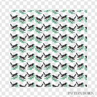 Pattern design template vector