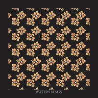 pattern with flowers vector