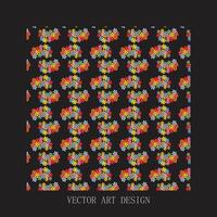 Pattern design template vector