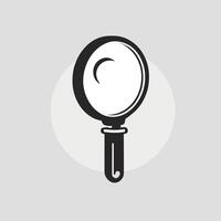 Magnifying glass icon logo clip art vector illustration