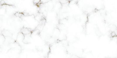 Natural white and gold marble texture for luxurious tile background. vector