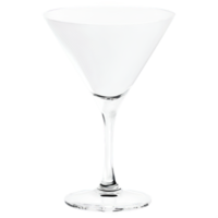 AI Generated Silhouette of Cocktail Glass isolated on transparent background png