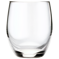 AI Generated Empty glass on transparent background. png