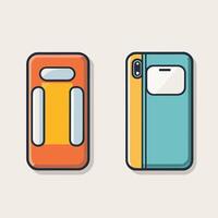 Smartphone icon logo vector illustration digital app concept