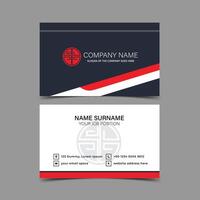 Professional and Creative Business Card Template vector