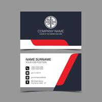 Professional and Creative Business Card Template vector