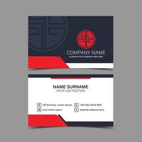 Professional and Creative Business Card Template vector