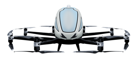 White passenger drone png