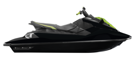 Side view green watercraft png