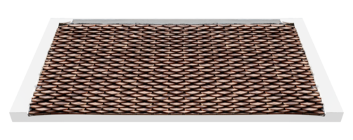 Mockup brown tile roof png