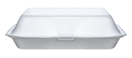 White foam box png