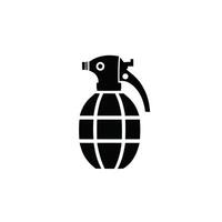 Grenade icon logo clip art vector illustration