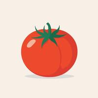 tomate acortar Arte vector ilustración