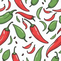 Red hot chilli pepper clip art illustration vector design