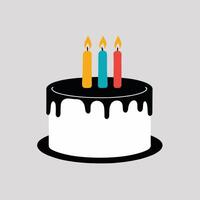 Birthday cake clip art vector illustration