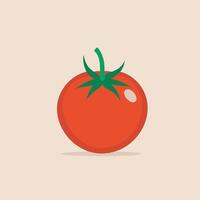 tomate acortar Arte vector ilustración