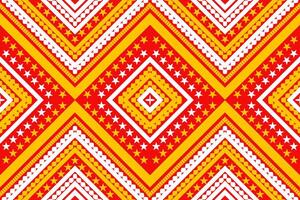 sin costura tela patrón, resumen geométrico triángulo ola zigzag ikat tribal. índigo blanco para impresión textiles, alfombras, telas vector