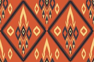 seamless pattern with shapes Geometric ethnic oriental ikat pattern traditional Design for background,carpet,wallpaper,clothing,wrapping,Batik,fabric,Vector illustration.embroidery style. vector