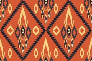 seamless pattern with shapes Geometric ethnic oriental ikat pattern traditional Design for background,carpet,wallpaper,clothing,wrapping,Batik,fabric,Vector illustration.embroidery style. vector