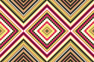 Seamless fabric pattern, abstract geometric triangle wave zigzag ikat tribal. Indigo white for print textiles, carpets, fabrics. vector