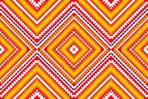 Seamless fabric pattern, abstract geometric triangle wave zigzag ikat tribal. Indigo white for print textiles, carpets, fabrics. vector