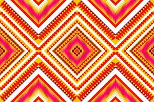 Seamless fabric pattern, abstract geometric triangle wave zigzag ikat tribal. Indigo white for print textiles, carpets, fabrics. vector