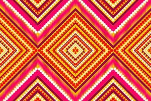 Seamless fabric pattern, abstract geometric triangle wave zigzag ikat tribal. Indigo white for print textiles, carpets, fabrics. vector