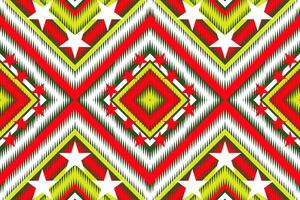 Seamless fabric pattern, abstract geometric triangle wave zigzag ikat tribal. Indigo white for print textiles, carpets, fabrics. vector