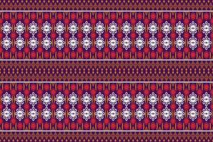 Seamless fabric pattern, abstract geometric triangle wave zigzag ikat tribal. Indigo white for print textiles, carpets, fabrics. vector