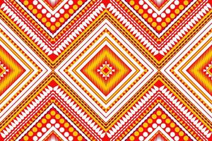 sin costura tela patrón, resumen geométrico triángulo ola zigzag ikat tribal. índigo blanco para impresión textiles, alfombras, telas vector