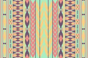 seamless pattern with shapes Geometric ethnic oriental ikat pattern traditional Design for background,carpet,wallpaper,clothing,wrapping,Batik,fabric,Vector illustration.embroidery style. vector