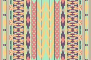 seamless pattern with shapes Geometric ethnic oriental ikat pattern traditional Design for background,carpet,wallpaper,clothing,wrapping,Batik,fabric,Vector illustration.embroidery style. vector