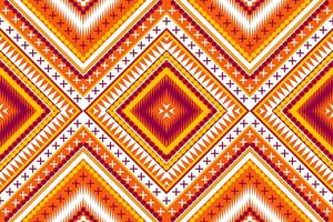 Seamless fabric pattern, abstract geometric triangle wave zigzag ikat tribal. Indigo white for print textiles, carpets, fabrics. vector