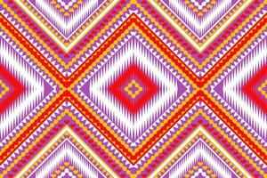 Seamless fabric pattern, abstract geometric triangle wave zigzag ikat tribal. Indigo white for print textiles, carpets, fabrics. vector