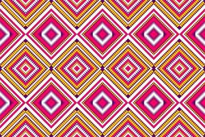 Seamless design pattern, traditional geometric flower zigzag pattern Christmas yellow yellow green white vector illustration design, abstract fabric pattern, aztec style for print textiles