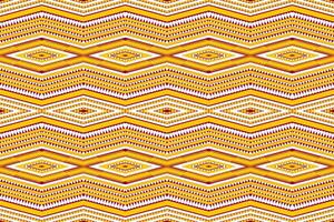 Seamless design pattern, traditional geometric flower zigzag pattern Christmas yellow yellow green white vector illustration design, abstract fabric pattern, aztec style for print textiles