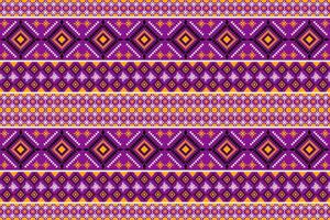 Seamless design pattern, traditional geometric flower zigzag pattern Christmas yellow yellow green white vector illustration design, abstract fabric pattern, aztec style for print textiles