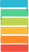 design de elementos de infográficos de linha do tempo png