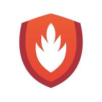 ai generado cortafuegos antivirus software desarrollo lleno naranja logo. seguridad negocio valor. proteger sencillo icono. diseño elemento. ai Arte para corporativo marca, sitio web vector