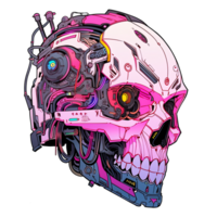 AI generated The Cybernetic Skull Chronicles png