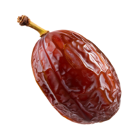 AI generated a date fruit isolated on a transparent background, PNG