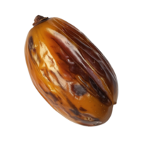 AI generated a date fruit isolated on a transparent background, PNG