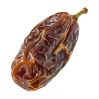 AI generated a date fruit isolated on a transparent background, PNG